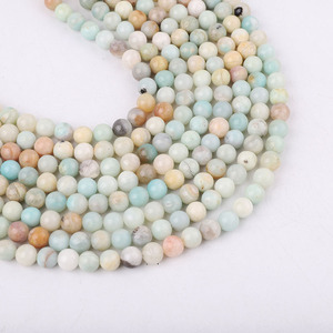 ลูกปัดกลมหินธรรมชาติ4/6/8/10/12มม. สำหรับทำเครื่องประดับ - Product Image 2