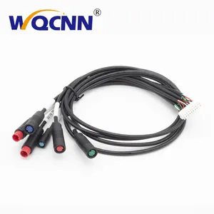 M8 2 3 4 5 6 Pin Electric Bicycle Docking Plug Connector Wire Skateboard Brake Cable Signal Connection Sensor