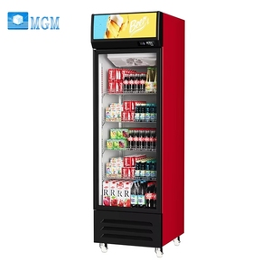 Réfrigérateur commercial personnalisé, <span class=keywords><strong>vitrine</strong></span>, affichage, porte simple en verre, réfrigérateur à bière, refroidisseur de boissons, réfrigérateur d'affichage de boissons - Product Image 1
