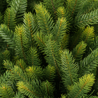 Sapin de Noël artificiel en pot de 2,10 m pour entrée, porche, avec base décorative en forme d'urne carrée, décoration intérieure et extérieure