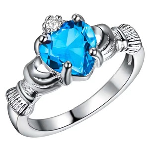 Wholesale Price Irish Heart <strong>Claddagh</strong> <strong>Ring</strong> with Cubic Zircon Knot <strong>Ring</strong> <strong>Men</strong> Women love Loyalty <strong>Ring</strong> Jewelry Factory Wholesale - Product Image 6