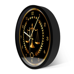 Montre murale suspendue sans cordons, montre-bracelet de décoration pour le bureau de la loi, horloge moderne, joaillerie 20 pièces - Product Image 5