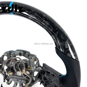 Volante de fibra de carbono forjado con cuero perforado personalizado para BMW <span class=keywords><strong>Mini</strong></span> <span class=keywords><strong>Cooper</strong></span> S R55 R56 R58 R59 R60 F55 F56, interior de coche - Product Image 5