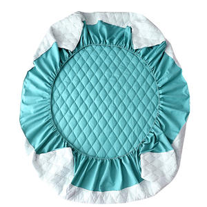 Protector de <span class=keywords><strong>colchón</strong></span> liso al por mayor estilo ajustado cama a prueba de insectos falda <span class=keywords><strong>impermeable</strong></span> algodón paz calidad cubierta <span class=keywords><strong>impermeable</strong></span> adultos 40 - Product Image 2