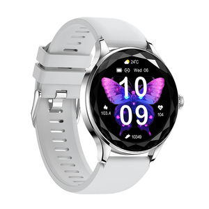 Tkruan สมาร์ทวอทช์สำหรับผู้หญิง, นาฬิกาอัจฉริยะแฟชั่นหรูหราขนาด1.27นิ้วหน้าจอ HD วัดอัตราการเต้นของหัวใจด้วย BT นาฬิกาอัจฉริยะสำหรับผู้หญิง - Product Image 4