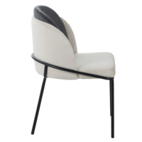 Silla de Comedor de Tela con Diseño Nórdico, Muebles Modernos para el Hogar con Patas de Metal para Restaurantes, Cafeterías y Hoteles
