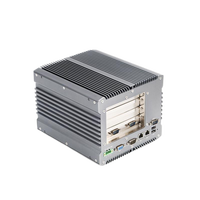 PC Mini Box Kontrol Industri Intel Core I5 CPU 4GB RAM Sistem Linux/Win XP/7/8/10 Komputer Embedded Tanpa Kipas Berbahan Aluminium Alloy