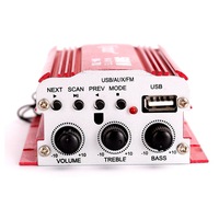 MA-700 boîtier en aluminium dc12v mini amplificateur de puissance de voiture à deux canaux version BT