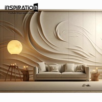 Revêtement mural en ciment et gypse Panneau décoratif mural intérieur 3d Moule en fibre de verre pour gypse Panneaux muraux décoratifs 3D à vendre