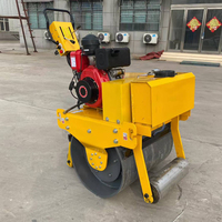 Compacteur à double tambour pour asphalte, petit rouleau vibratoire pour routes, moteur hydraulique Changfa, faible entretien, roulement