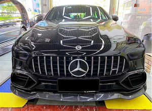 BS Style Carbon Fiber Front <strong>Spoiler</strong> Lip for Mercedes Benz AMG GT50 GT53 - Product Image 2