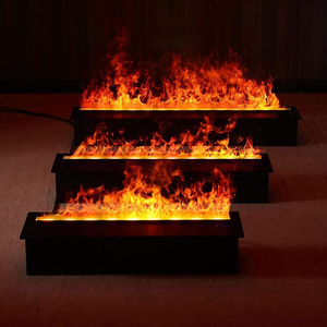 Chimenea de Vapor con Efecto de Llama Virtual y Patrón de Mármol 'Realm' - Creador de Ambiente para Sala de Estar, la Elección del Influencer 'C' - Product Image 1