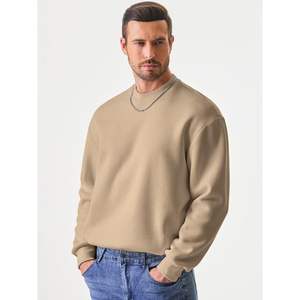 2025 sudaderas con capucha de algodón informales con cordón y cuello redondo para hombre, lavada con ácido sudadera con cremallera, sudadera con estampado de pantalla - Product Image 1