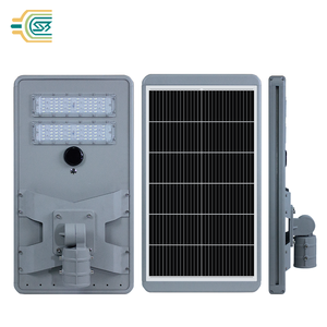 Hk Mistai 3000Lm 40W/100W Ip65 haute puissance a mené tout en un lampadaire solaire avec lampe de banlieue à distance lumières solaires du crépuscule à l'aube - Product Image 1