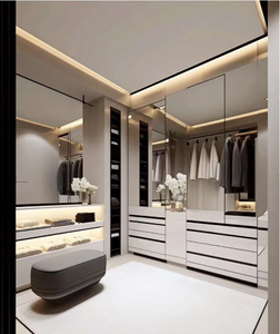 Armario de madera de diseño de lujo contemporáneo para dormitorio de alta calidad con máximo Almacenamiento y durabilidad - Product Image 5