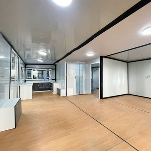 Maison conteneur préfabriquée extensible 20 pieds 40 pieds économique avec cuisine, maison mobile extérieure préfabriquée pour la construction et l'<span class=keywords><strong>immobilier</strong></span> - Product Image 5