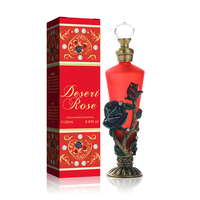 Parfum Vintage Rose 25ml pour Femme – Fragrance Élégante Transfrontalière avec Flacon en Verre Sculpté – Stock d'Usine