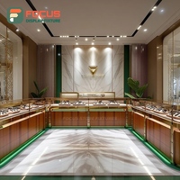 Système de présentation de bijoux moderne, vitrine en bois pour boutique