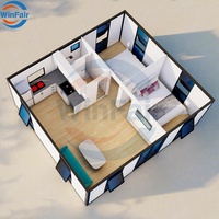 WinFair Chinois Pas Cher Extensible Préfabriqué Préfabriqué Minuscule Modulaire Pliable Conteneur Maison Prix Turquie Avec Couleur Personnalisée