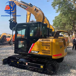 Precio de Fábrica, Excavadoras de Segunda Mano, Excavadora de Cadenas SANY SY75C de 7 Toneladas, Excavadora Usada Sany SY75 SY75C en Venta - Product Image 2