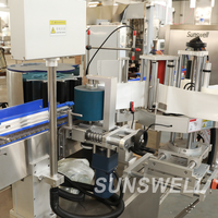 Machine d'étiquetage numérique électrique de type rotatif sensible à la pression pour ligne de production alimentaire et de boissons