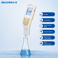 Universal and High Accuracy Handheld Density Meter Portable Plastic Liquid Density Measuring Instrument, Liquid Density Tester