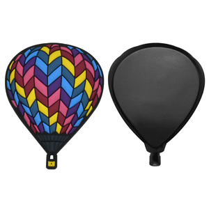 Llavero de Silicona y PVC con Diseño de <span class=keywords><strong>Globo</strong></span> Aerostático Arcoíris Promocional Personalizado de Fábrica - Product Image 5