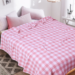 Housse de lit et taie d'oreiller unies en tricot écossais simple 100 % acrylique résistant à l'abrasion pour dortoir étudiant Simmons - Product Image 6