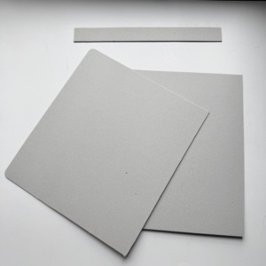1.8mm màu xám cứng nhắc ván Bìa A/<span class=keywords><strong>AA</strong></span> lớp vật liệu tái chế lớp phủ Silicone hai mặt cho bìa sách ràng buộc Hộp quà tặng - Product Image 1