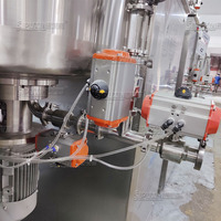 Máquina Mezcladora de Lociones al Vacío de Alto Cizallamiento con Control PLC, Homogeneizador de Cosméticos, Equipo de Mezcla de Cremas, Bomba de Engranajes para Alimentos