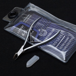 Tijeras Profesionales para Cutículas de Acero Inoxidable D07/D501, Herramientas Curvas Ultra Afiladas para Manicura, Venta al por Mayor - Product Image 1