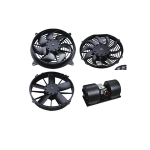 סין יצרן oe באיכות 12v 24v מברשת brushless למשוך לדחוף רכב ac אוטובוס הקבל מאוורר