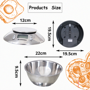 <span class=keywords><strong>5</strong></span> किलो/1 ग्राम पोर्टेबल रसोई डिजिटल स्केल कुकिंग बेकिंग उपकरण स्टेनलेस स्टील स्मार्ट इलेक्ट्रॉनिक डिजिटल खाद्य रसोई - Product Image 6