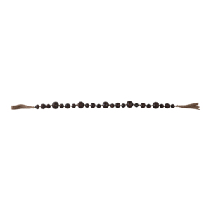 Ghirlanda di perline in terracotta con nappe in iuta per decorazioni domestiche, pezzo d'arredo moderno per scaffali dell'ufficio e tavolini da caffè - Product Image 2