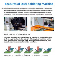 Machine à souder laser PLC Core Entièrement automatique Type de bureau Alimentaire Pcb Microphone Fil Alimentation Boule à souder Pâte à souder 1 an