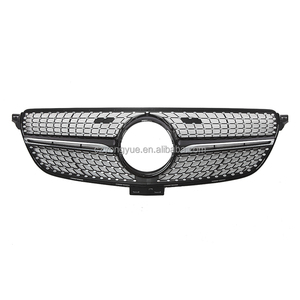 Parrillas delanteras para coche, parrilla delantera Black Sky Star para Mercedes Benz <span class=keywords><strong>GLE</strong></span> W292 <span class=keywords><strong>300d</strong></span> 63S, versión inferior 2016 2017 2018 2019 - Product Image 3