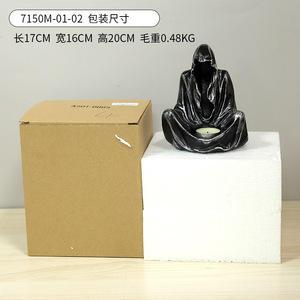 2407 suojun All Saints Wizard <span class=keywords><strong>Chandelier</strong></span> Cape Dark Wind bougeoir maison Halloween maison hantée script tuer des accessoires d'horreur - Product Image 4