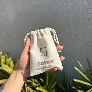 Promotional Canvas <b>Drawstring</b> <b>Pouch</b> Small Cotton Canvas <b>Pouch</b> With Double Strings - Product Image 5