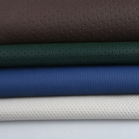 Tissu en cuir synthétique Pu cuir microfibre perforé pour chaussures vêtements en cuir suédé recyclé meubles à usage décoratif