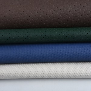 Tissu en cuir synthétique Pu cuir microfibre perforé pour chaussures vêtements en cuir suédé recyclé meubles à usage décoratif - Product Image 6