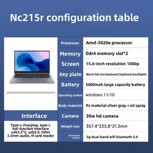 <span class=keywords><strong>Portátiles</strong></span> Económicos de Alta Configuración con Windows 11/10, 8 GB de RAM, 128 GB/256 GB/512 GB SSD, Doble Núcleo, Inalámbricos, en Inglés - Product Image 4