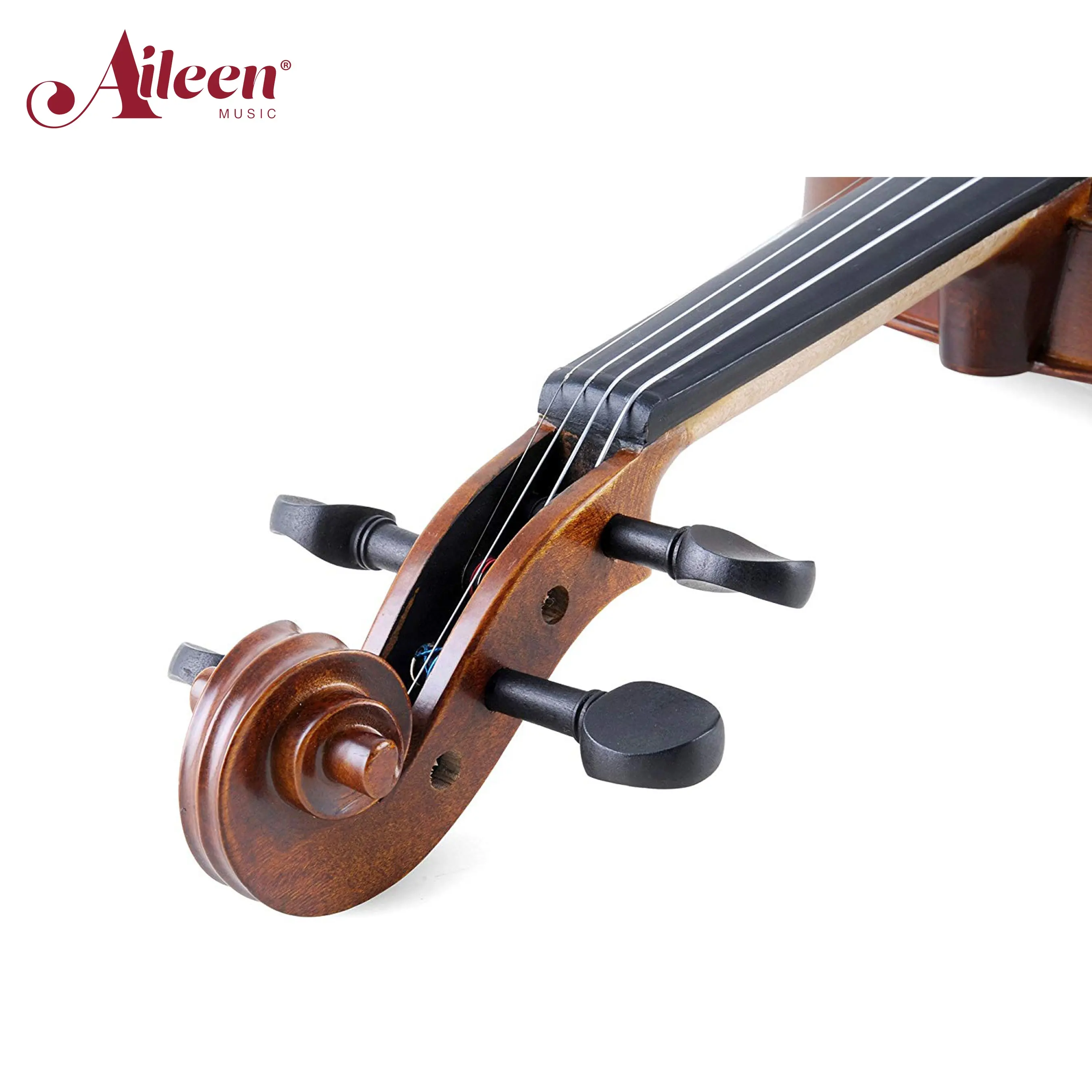 AileenMusic, оптовая продажа, популярная фанера, красивая Студенческая скрипка с пламенем (VG001-HPM)