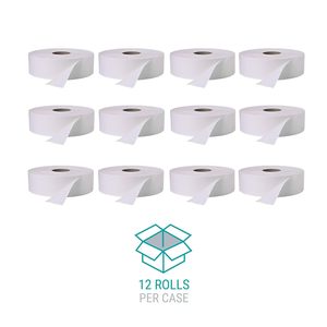 Windsoft 202 <span class=keywords><strong>2</strong></span> Ply Jumbo Bath Tissue Roll Panjang 1000' X Lebar 3-<span class=keywords><strong>2</strong></span>/5" Tisu Toilet Putih Lembut & Kuat Satu Dus Isi 12 - Product Image 5