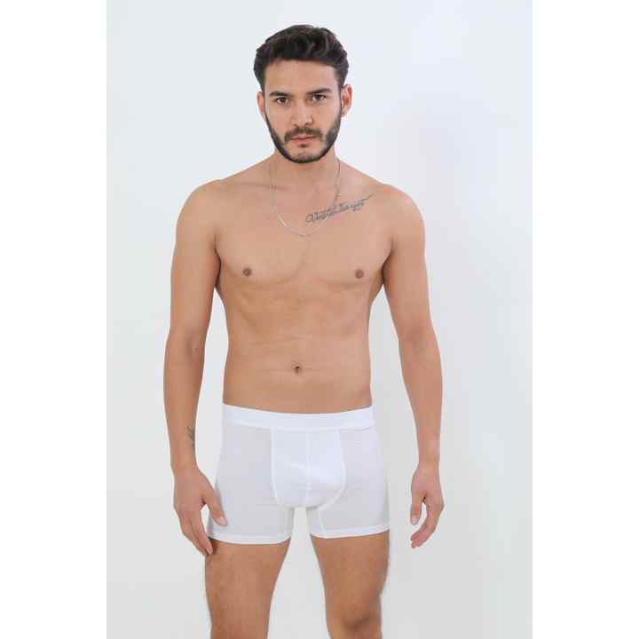 Men's Modal Boxer White Color 2 Pack