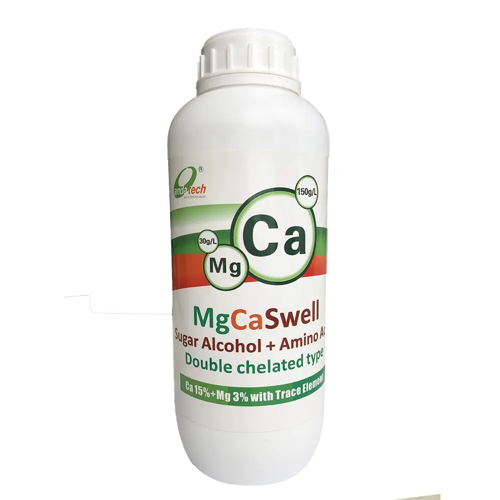 마그네슘 비료 칼슘 액체 비료 Cal Mg 잎 비료 아미노산 설탕 알콜 킬레이트 된 CaO MgO