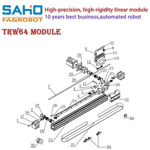 Plataforma Lineal Xyz TWR64, Plataforma Rotatoria Motorizada con Cierre, Carrera de 100 mm, 6 Meses de Garantía, 1 Juego de Pegado TRW64 - Product Image 5