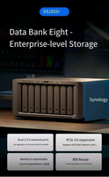  Serveur de stockage NAS 8 baies DS1825+ avec processeur Quad Core pour le stockage de données en réseau professionnel