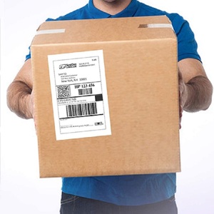 5.5 “X 8.5” 半片防水自粘5-1/<span class=keywords><strong>2</strong></span> “X 8-1/<span class=keywords><strong>2</strong></span>” 运输标签，用于激光和喷墨打印机 - Product Image 4