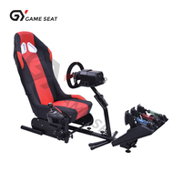 Siège de simulateur de course pliable et réglable GY022, compatible avec Logitech Thrustmaster PXN pour PC, PS, Xbox Consoles