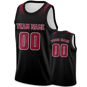 <span class=keywords><strong>Camiseta</strong></span> de <span class=keywords><strong>Baloncesto</strong></span> Transpirable Negra Personalizada al por Mayor para Adultos, Impresión por Transferencia de Calor de Alta Calidad, Secado Rápido, Talla Grande, 100% - Product Image 1